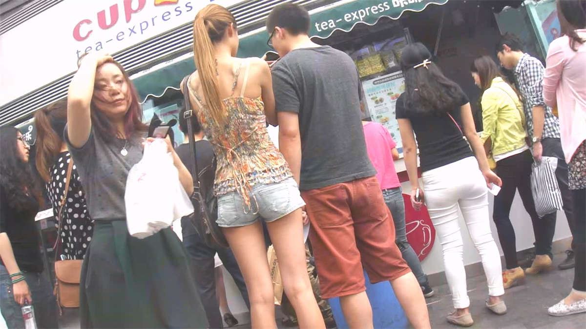 超级美丽的热裤美腿