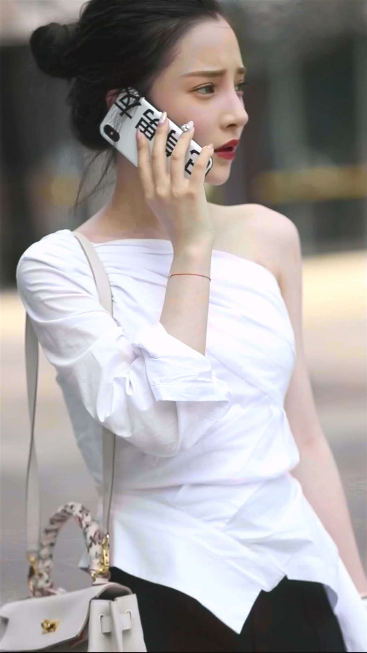 白衣气质美丽容颜女神