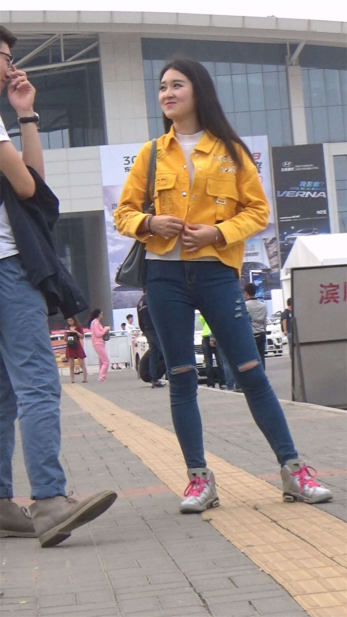极品牛仔裤模特美女