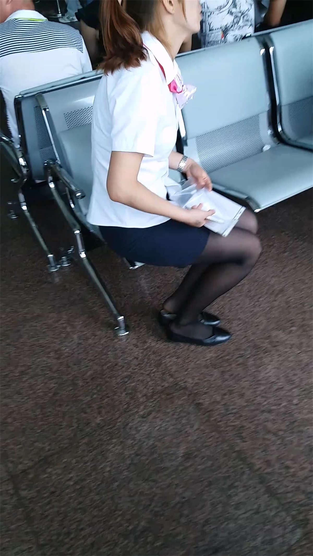 银行黑丝袜大厅经理