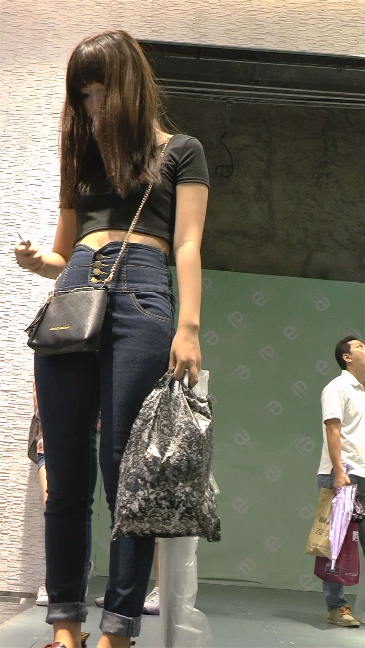 牛仔裤美女