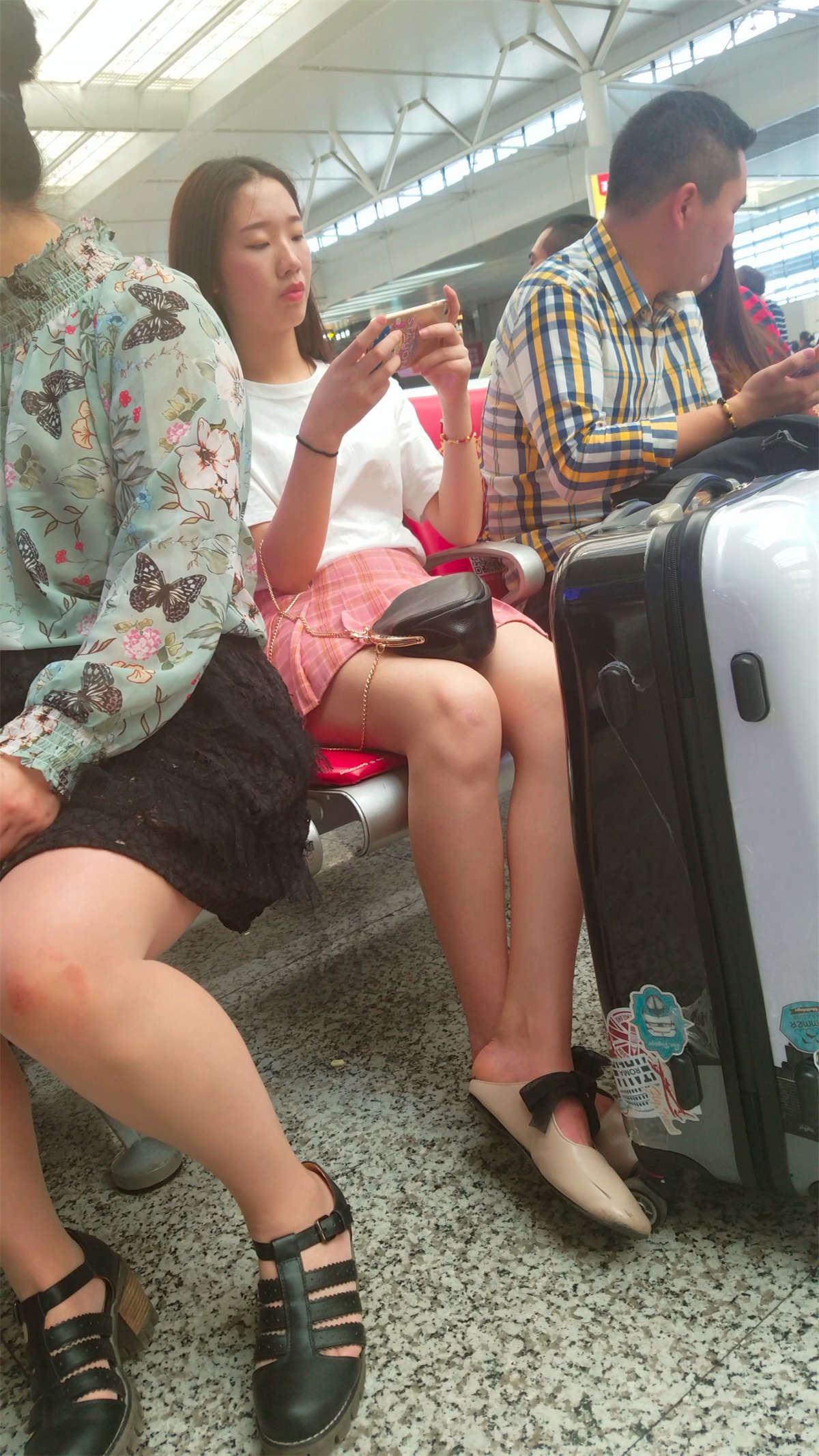 甜美性感的大学美女会计