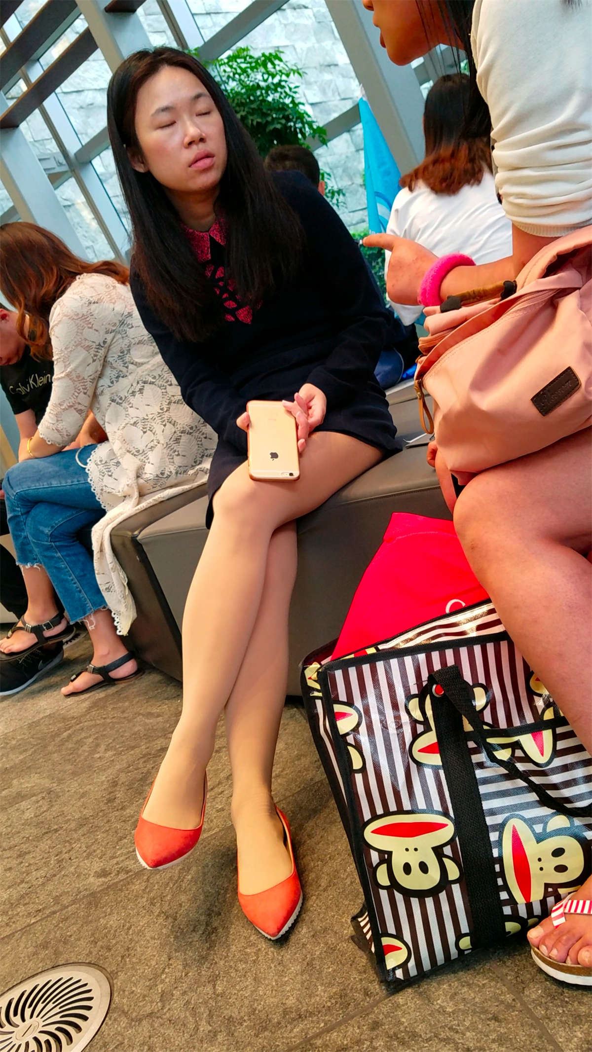 性感肉丝美女