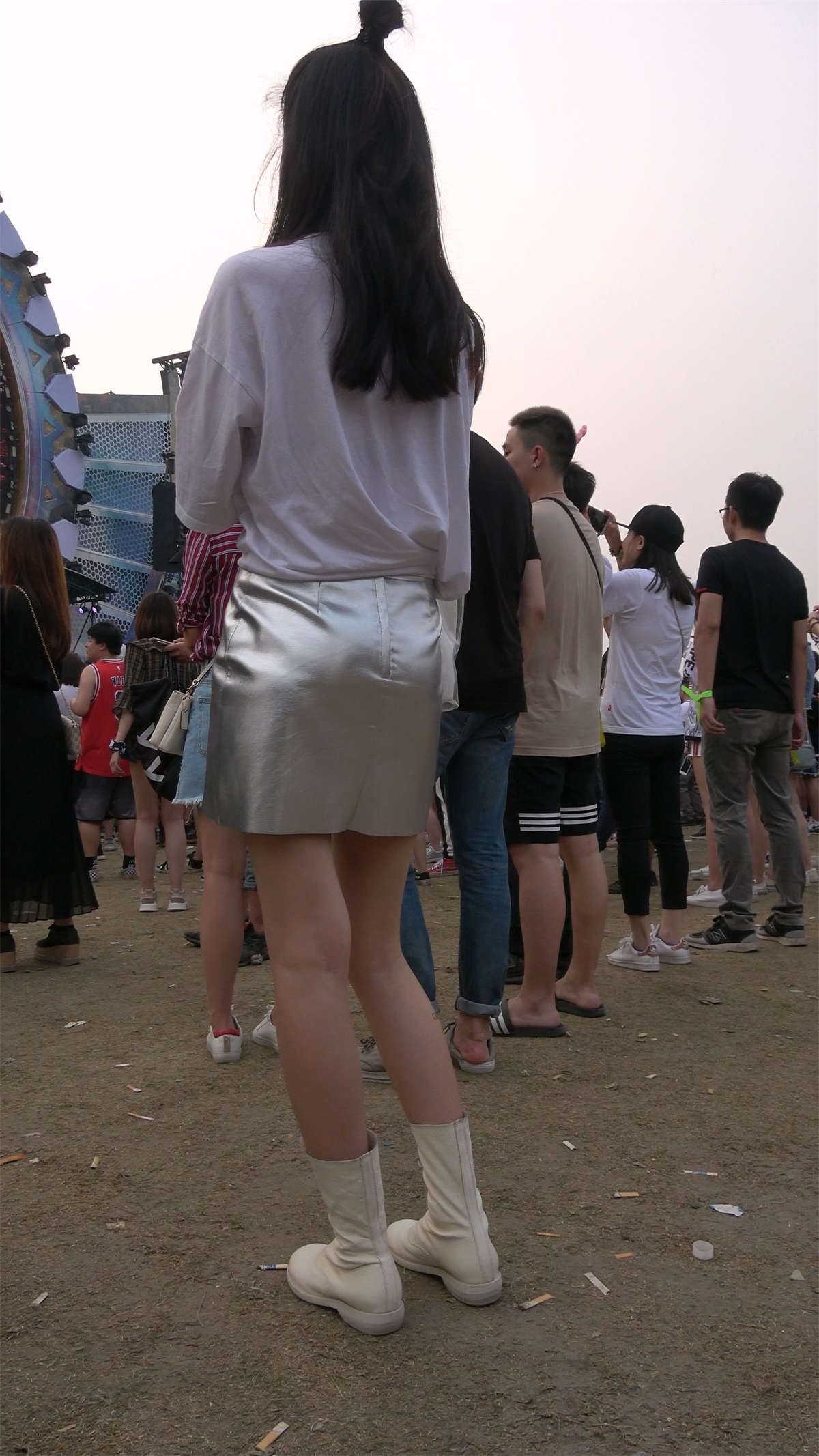 天生丽质好身材包臀裙小清新女神姐姐