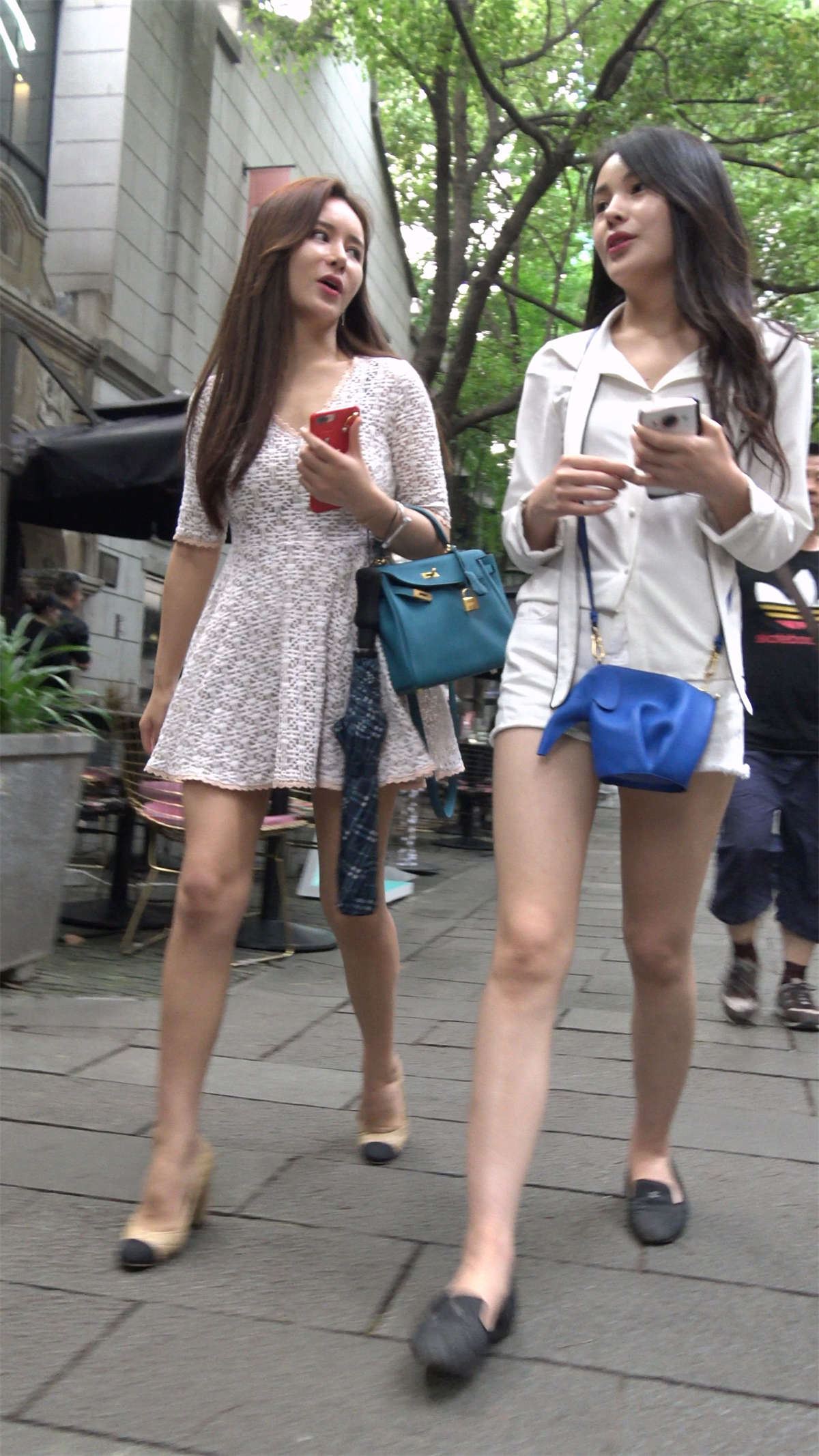 超性感美腿高跟鞋连衣裙美女