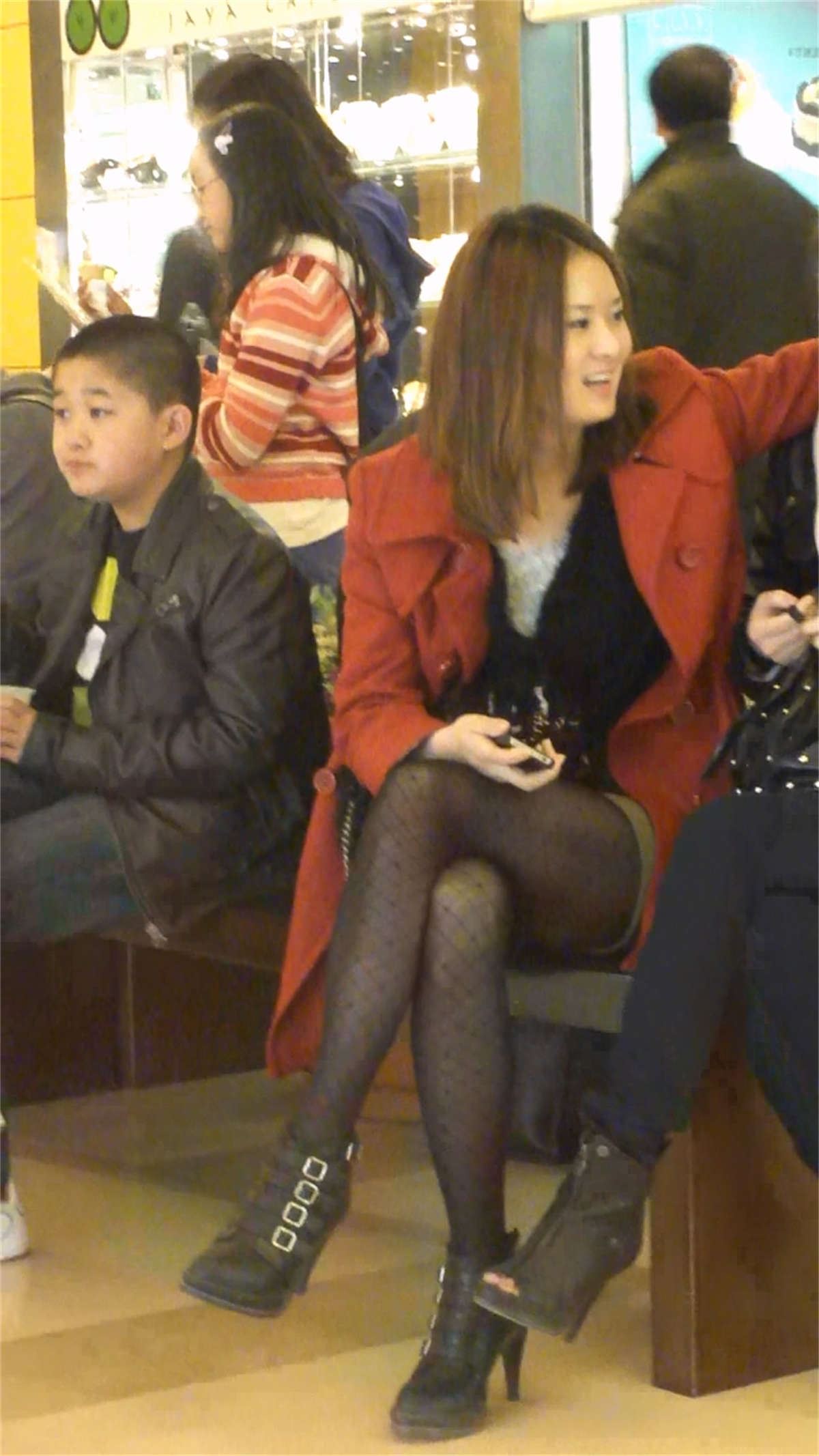 美女的性感黑丝袜