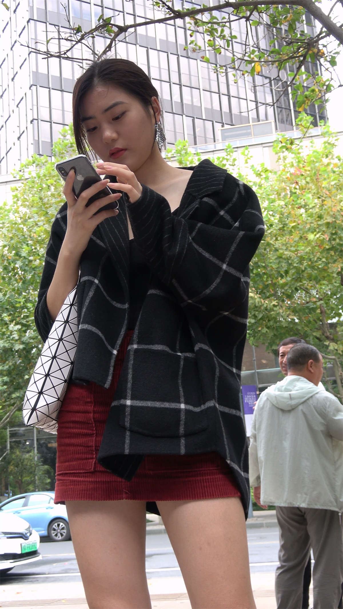 包臀短裙性感美女