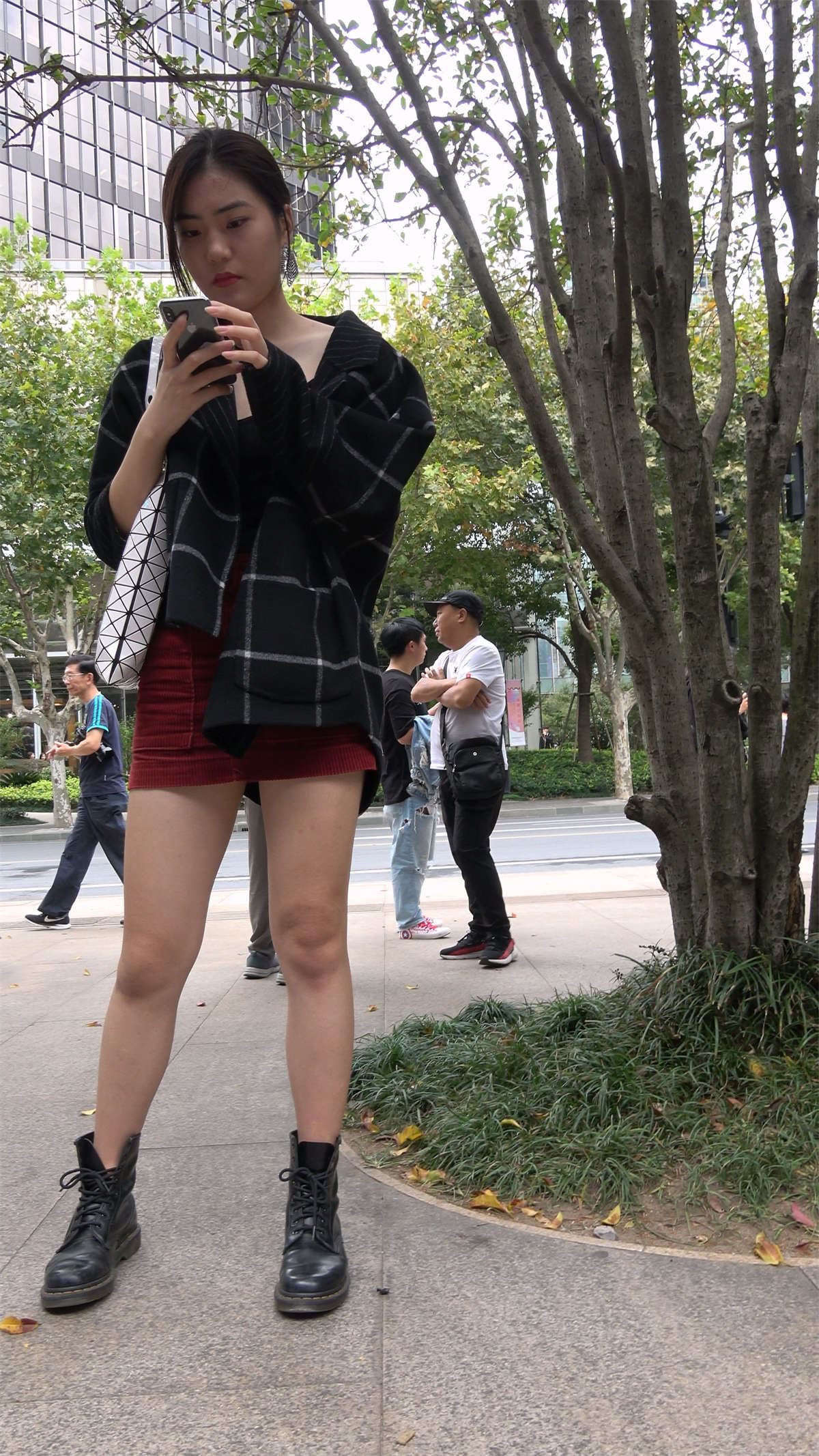 包臀短裙性感美女