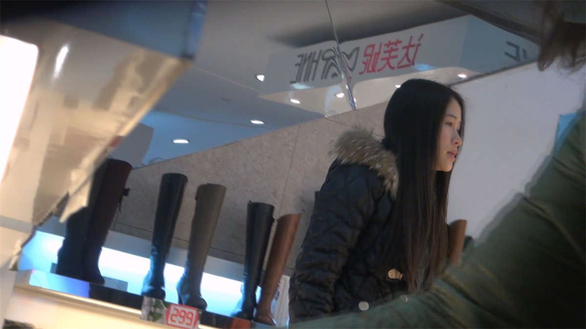 商场试鞋