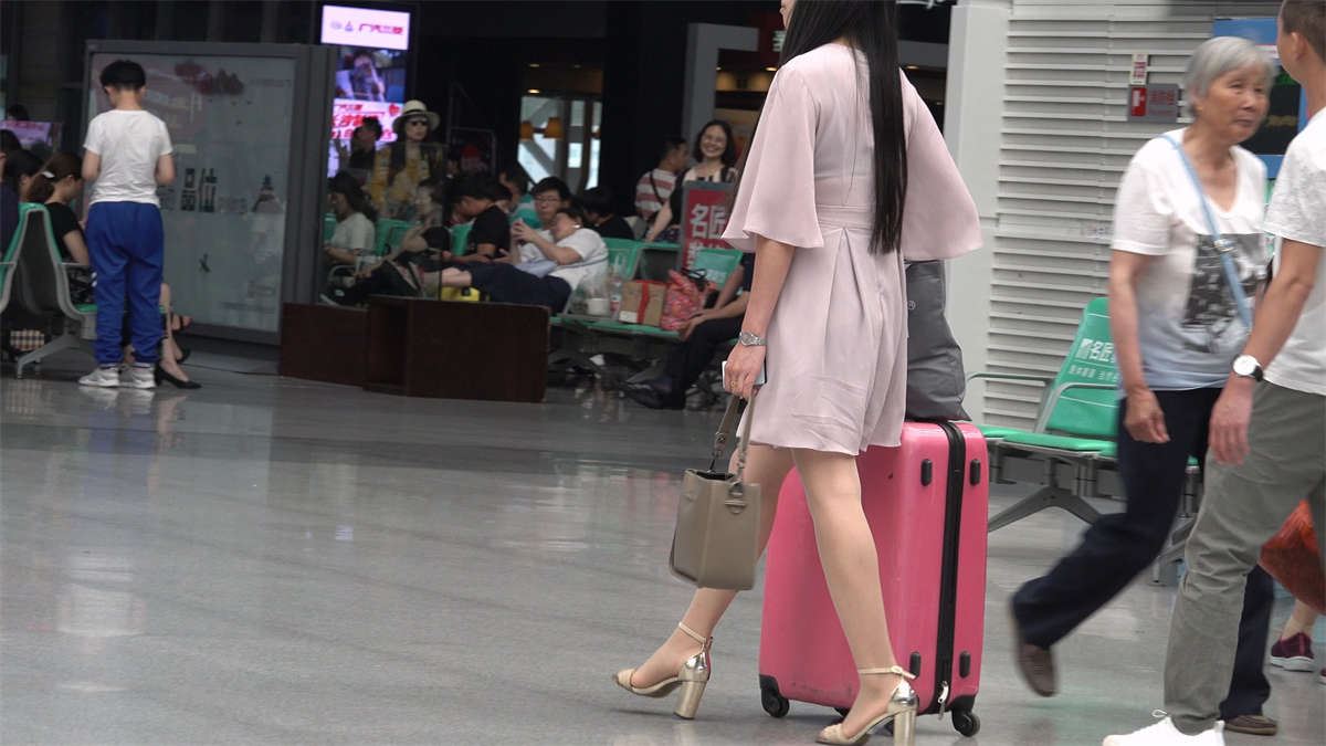 长裙，凉高，丝袜美女