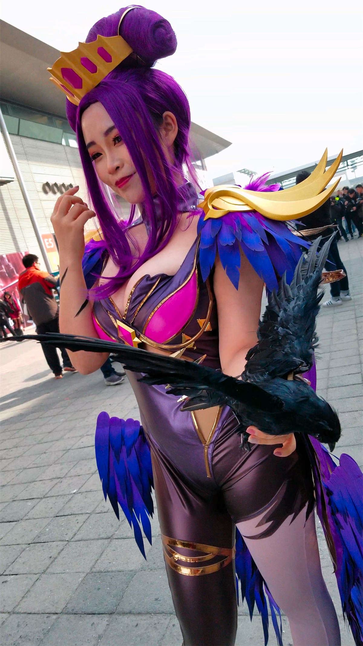 cosplay的二次元青春美少女