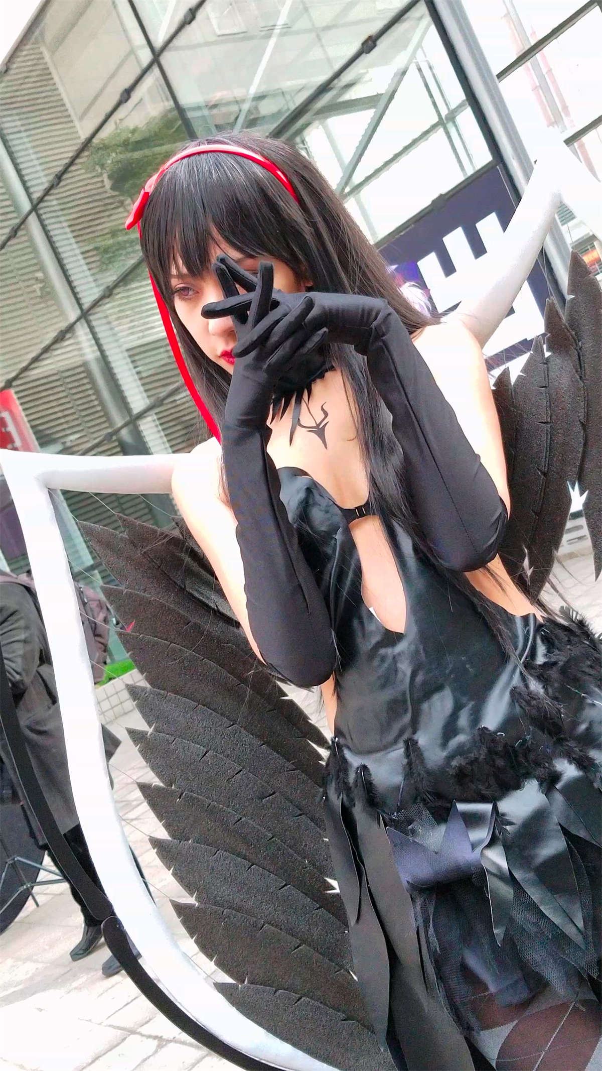 玩cosplay的二次元少女