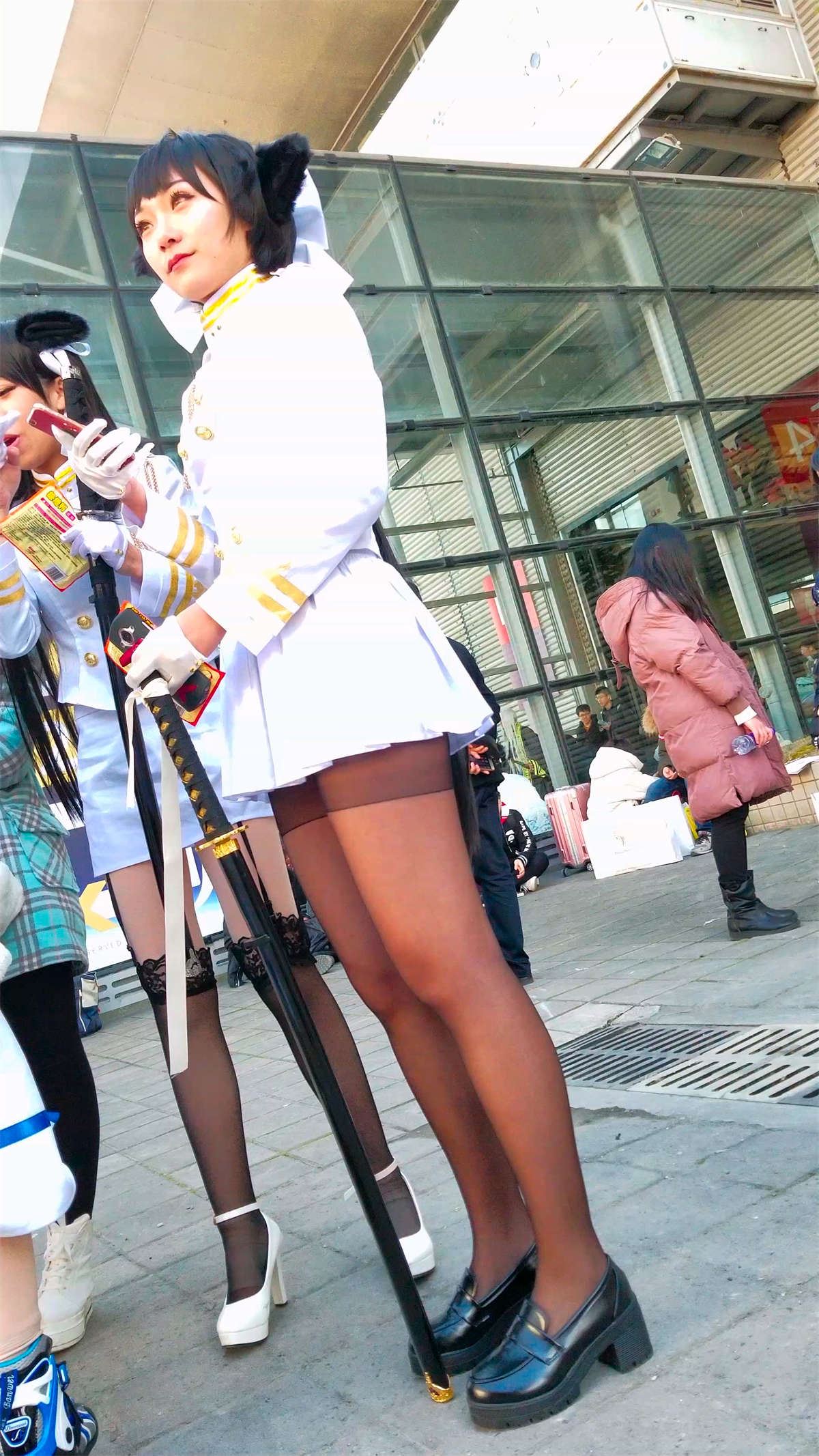 玩cosplay的极品高颜值二次元美少女