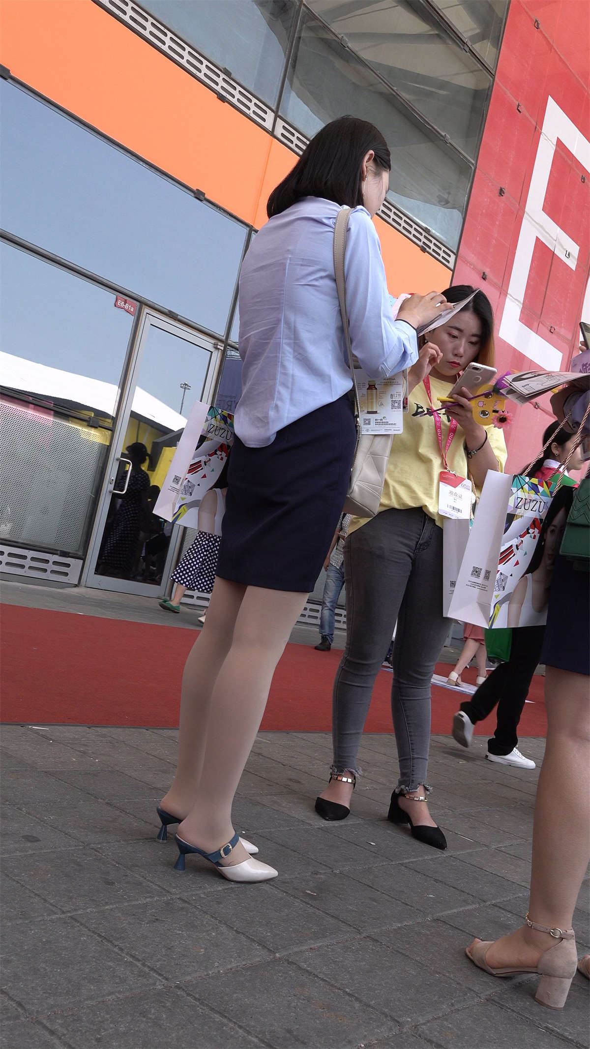 丝袜OL工作装女神