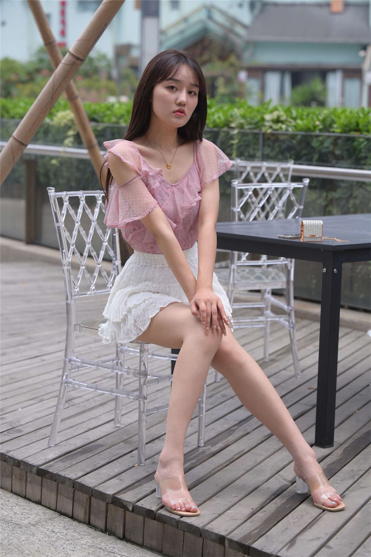 魂魂摄影作品 白百褶裙美女