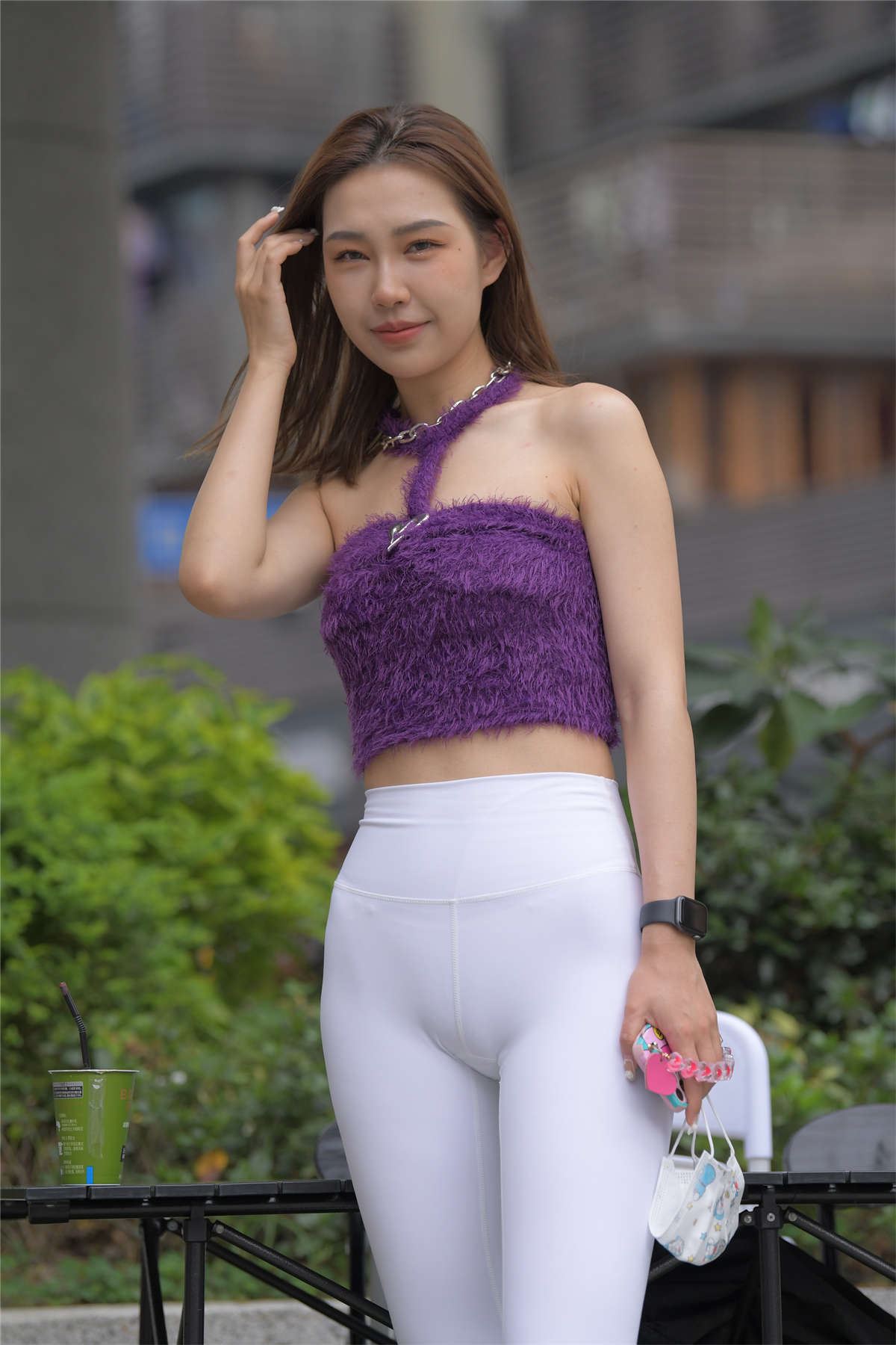 一始街拍作品 泰国混血美女