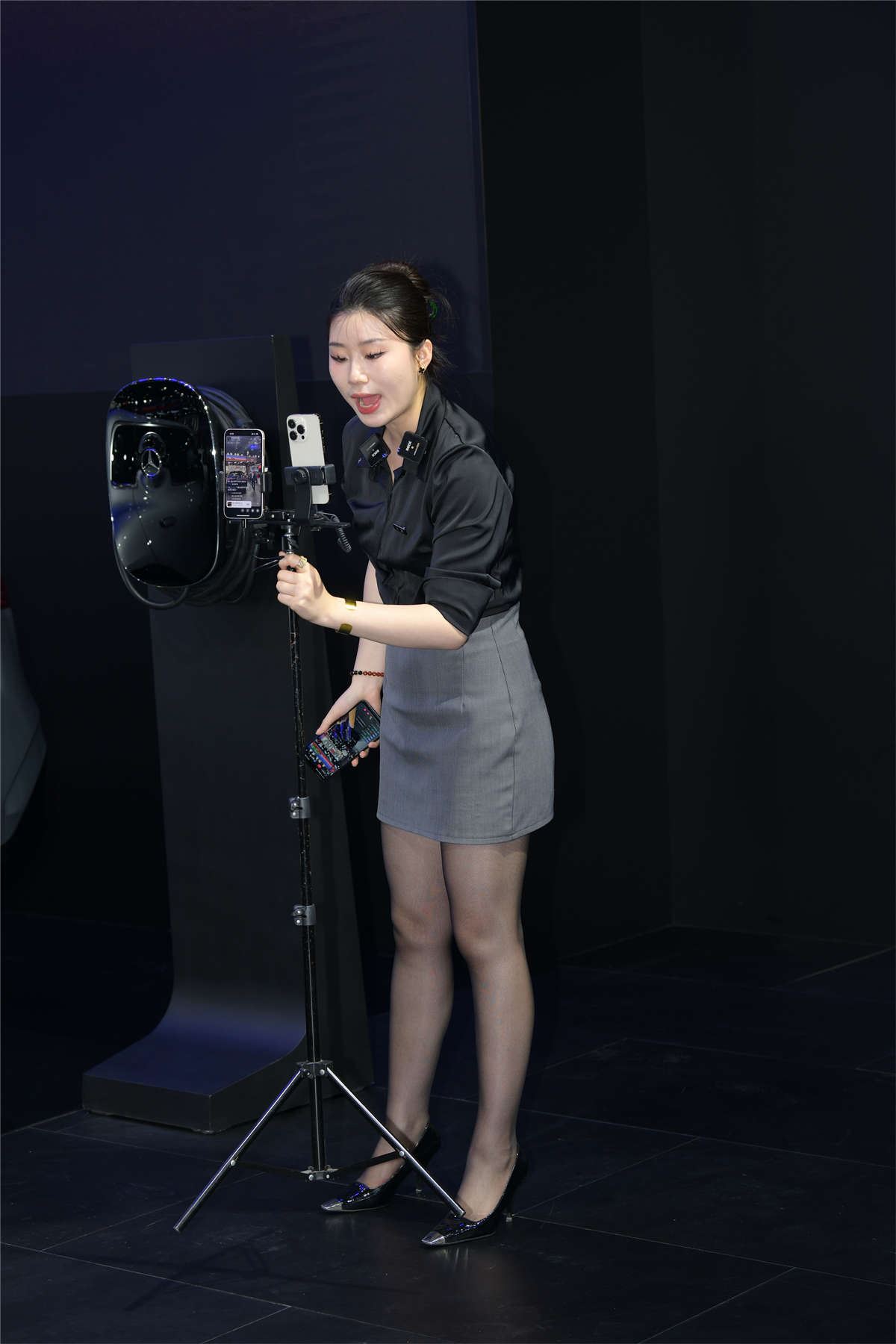 通勤风衬衫短裙