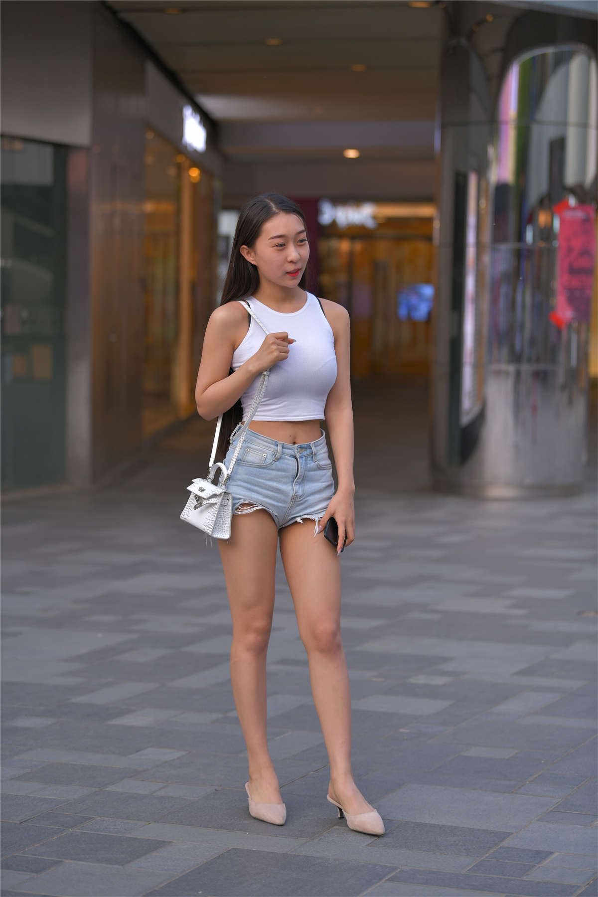 性感牛仔短裤
