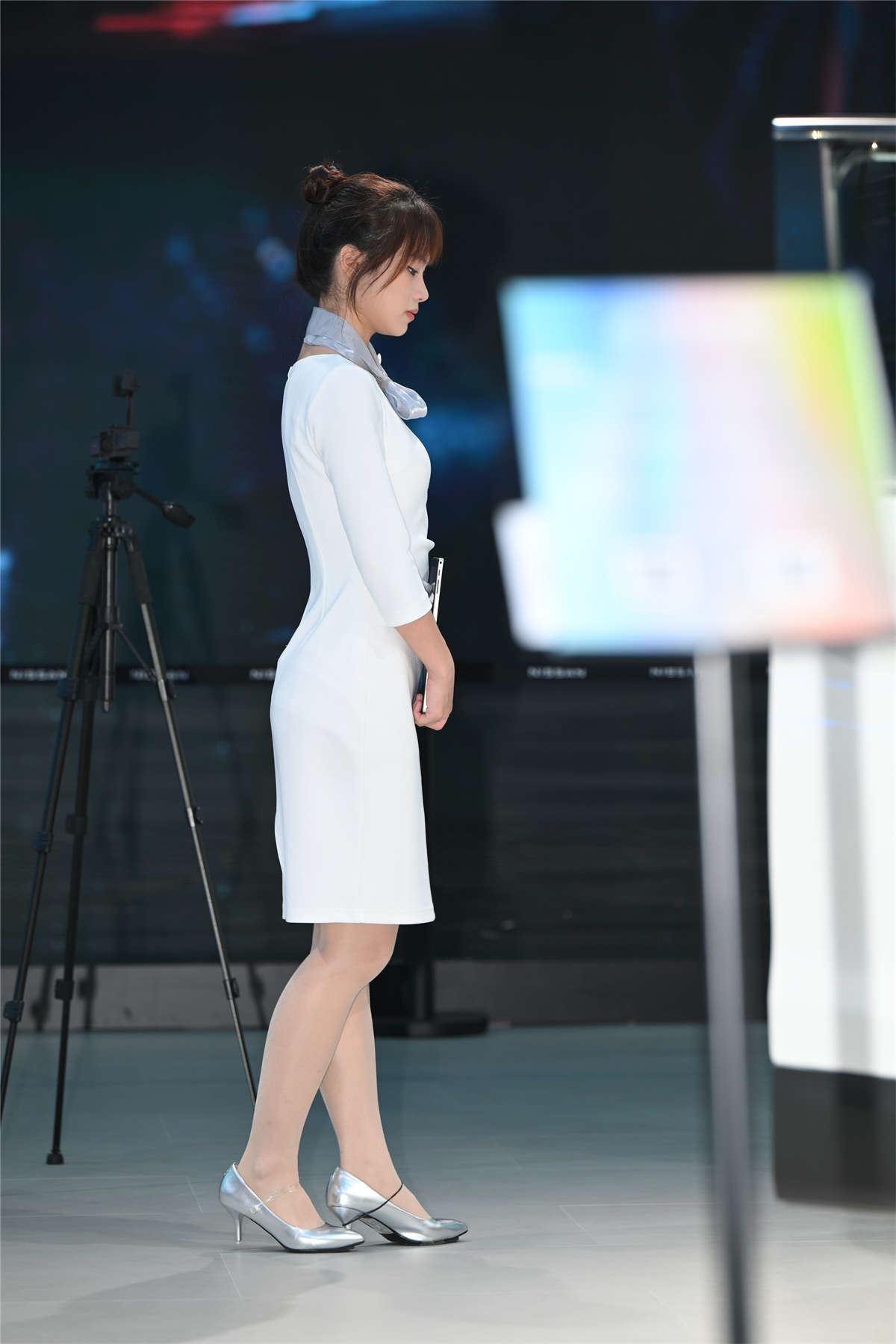 白色制服裙