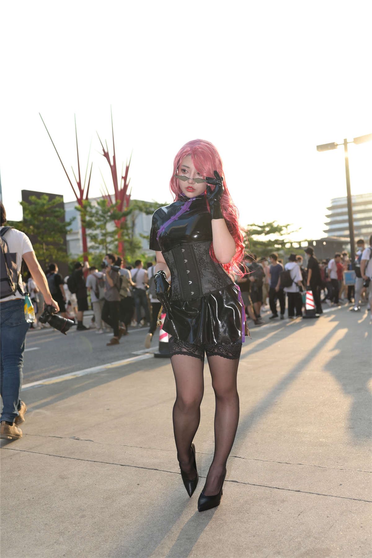 黑胶cos美女
