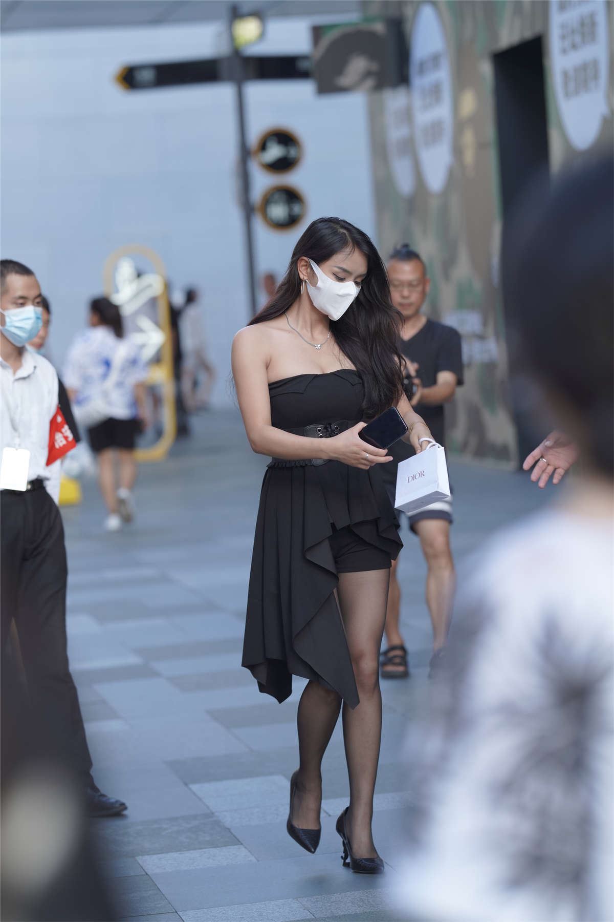 黑丝时尚靓女