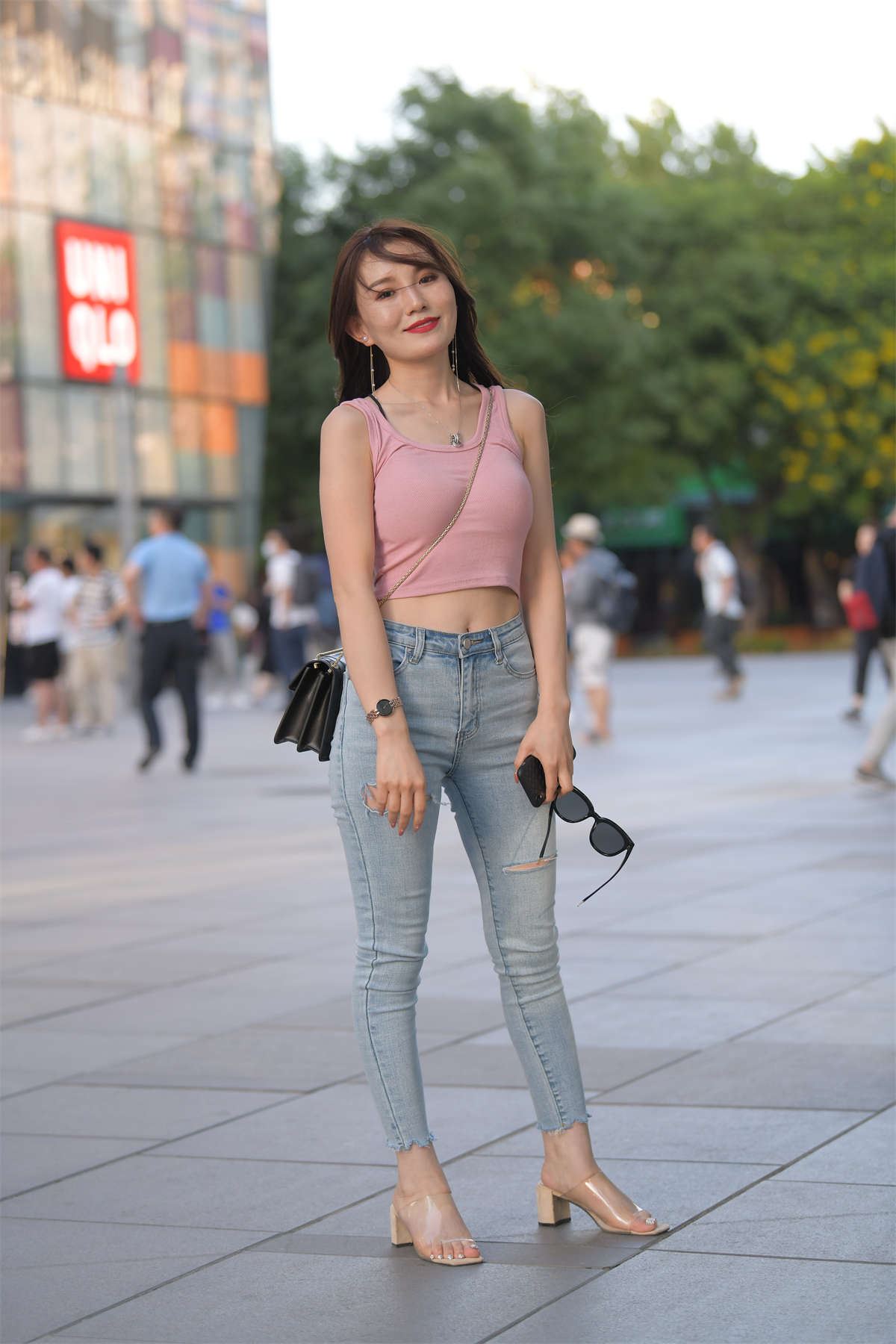 清纯动人粉色系