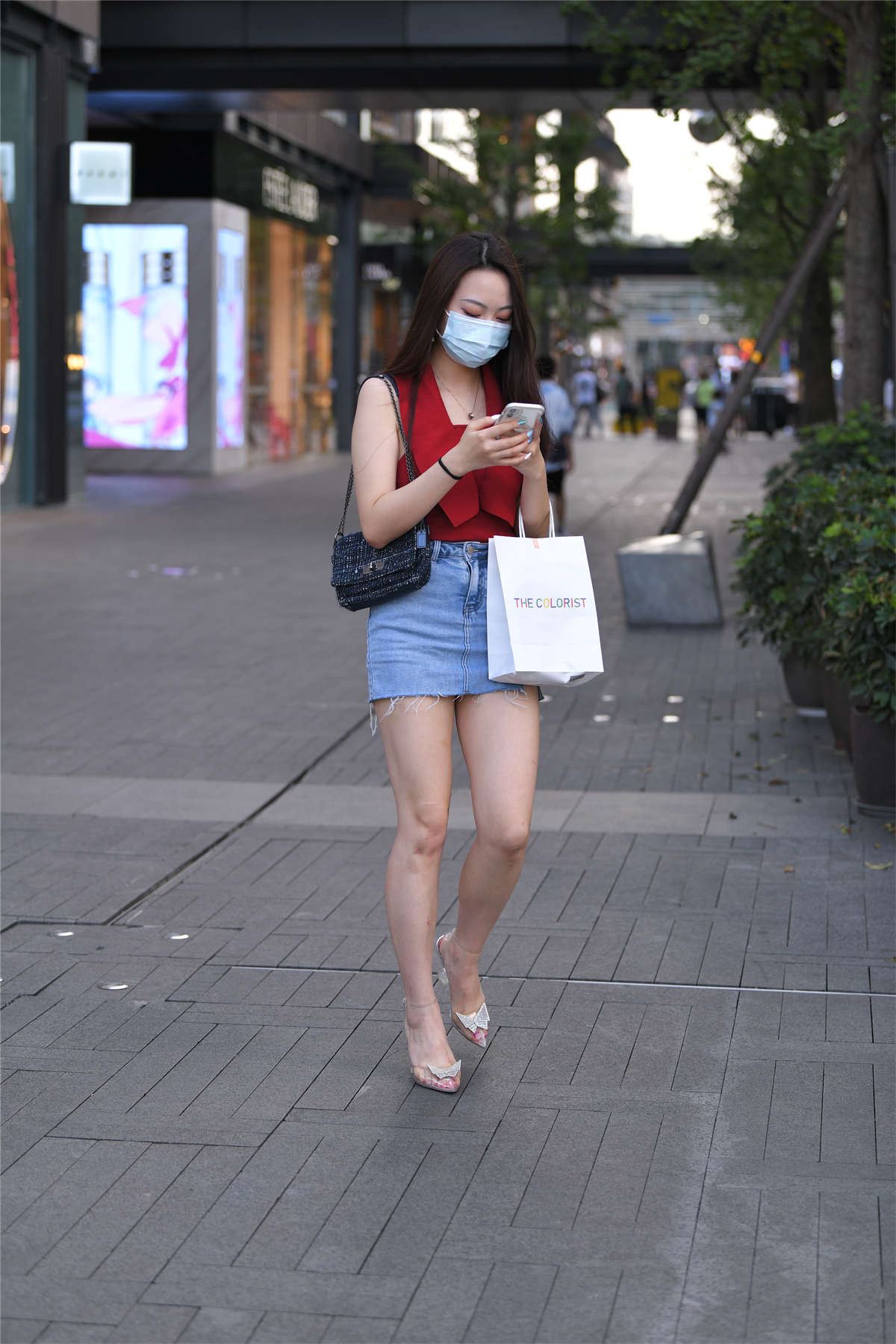牛仔裙简单百搭