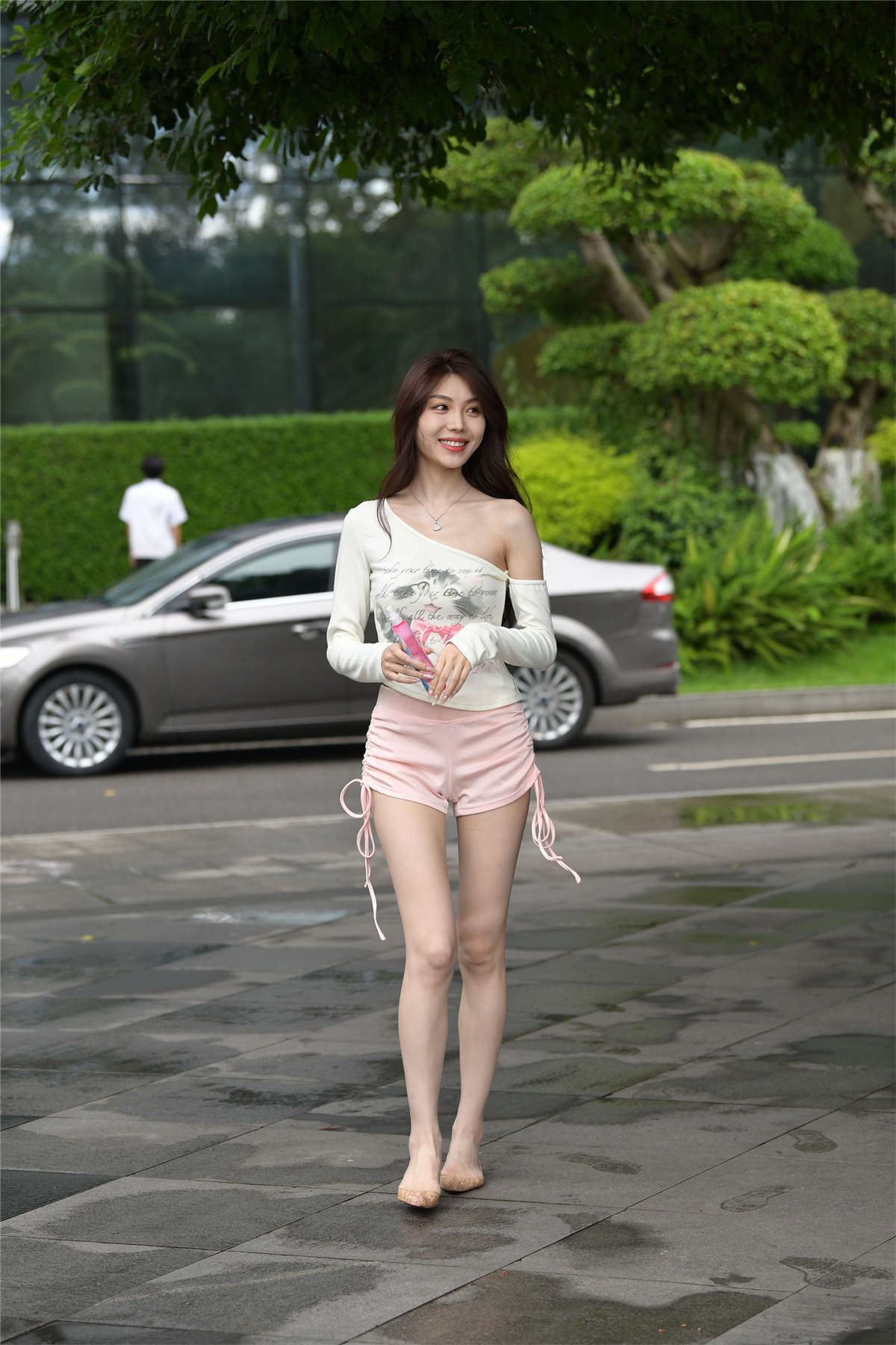 粉白青春美