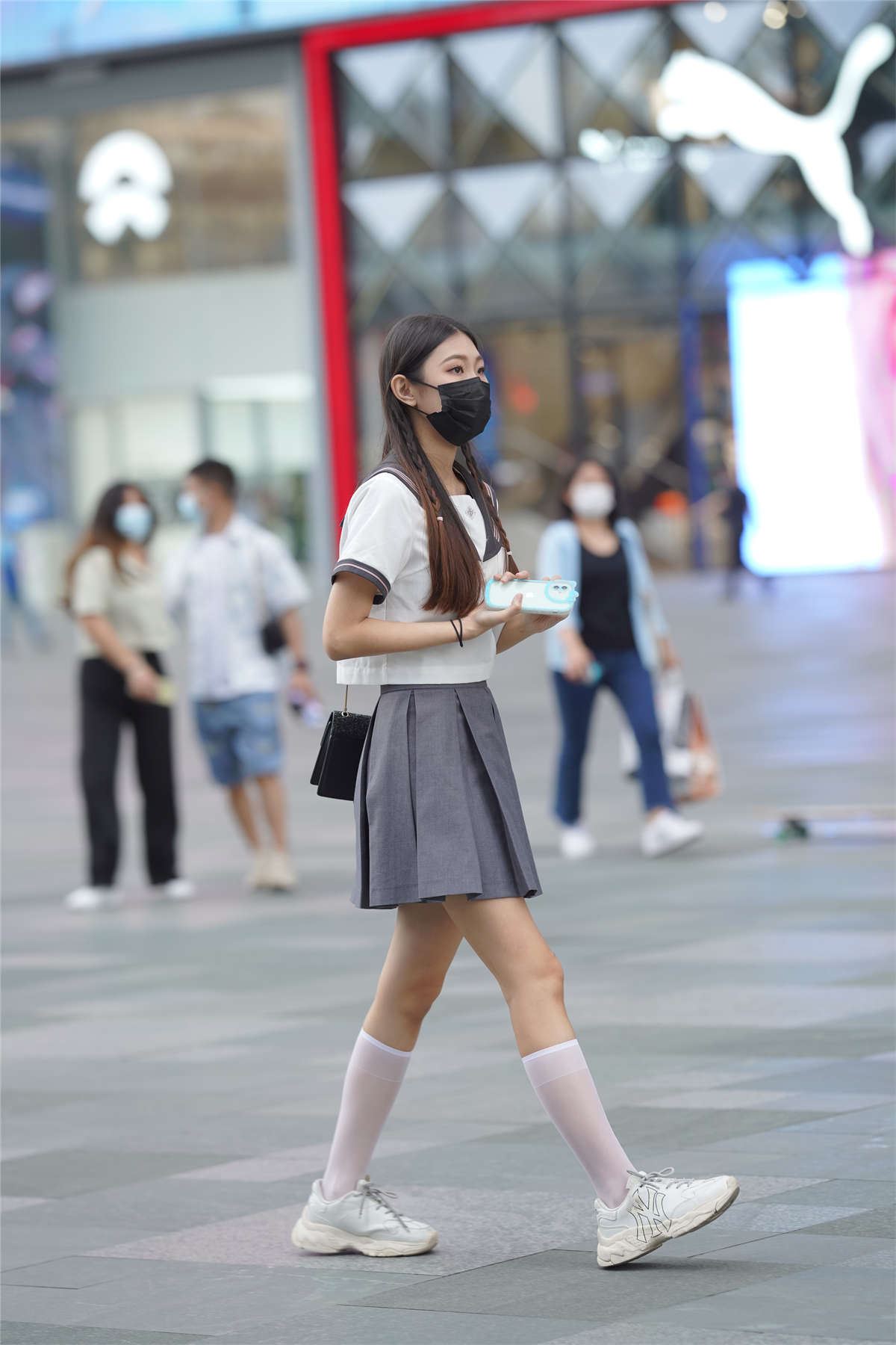 甜美可爱百褶裙