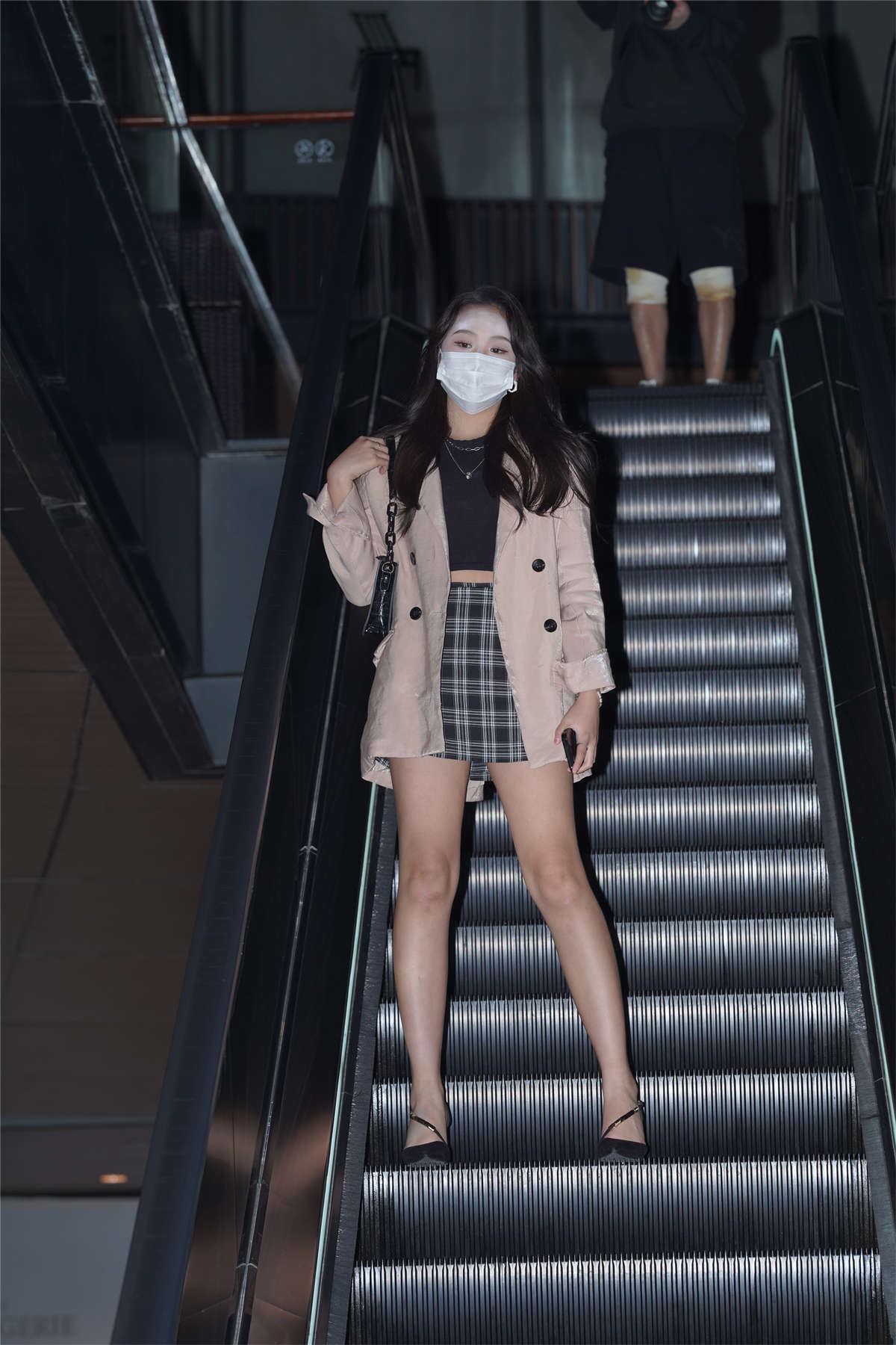 清秀格子裙