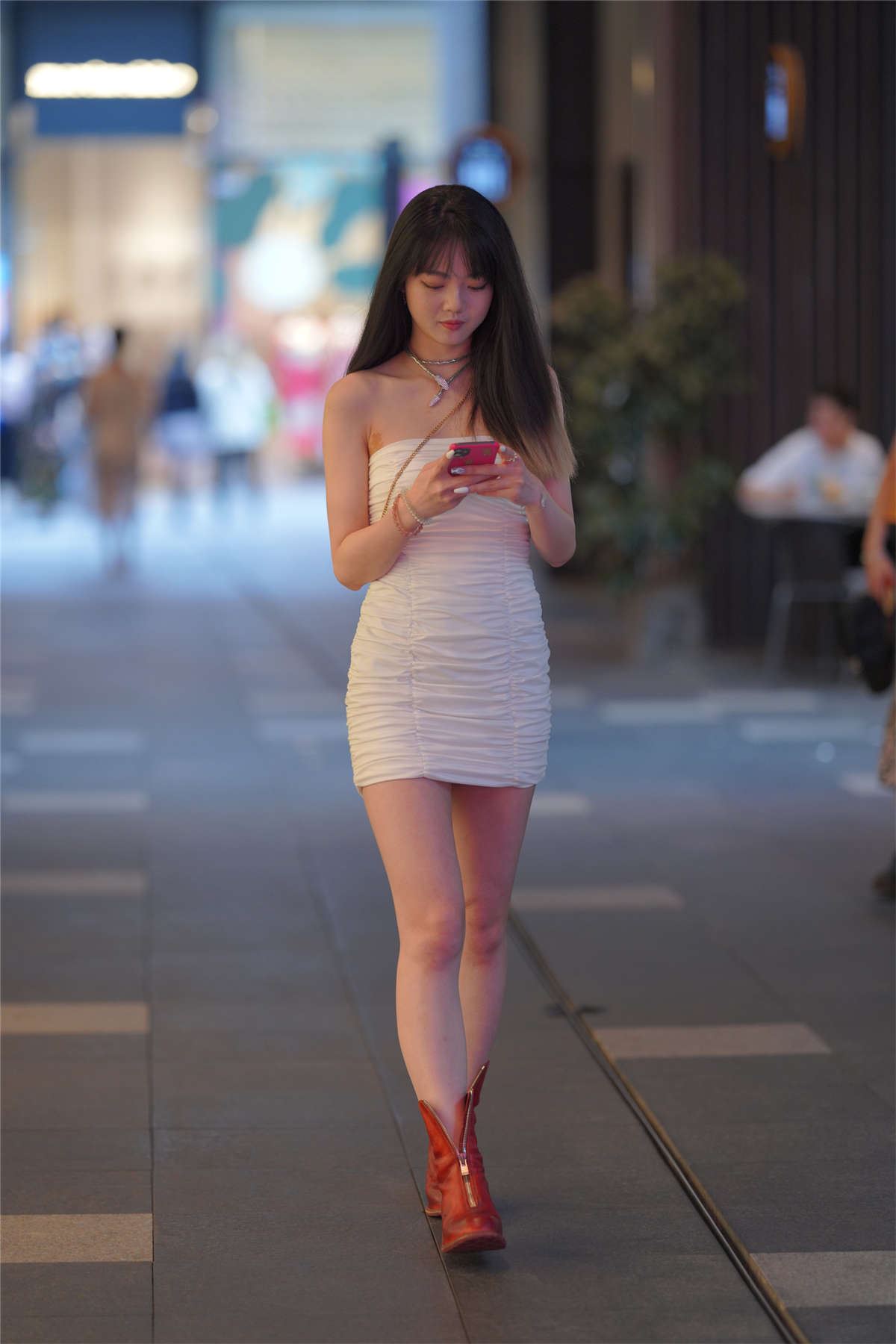 名媛法式气质性感靴子