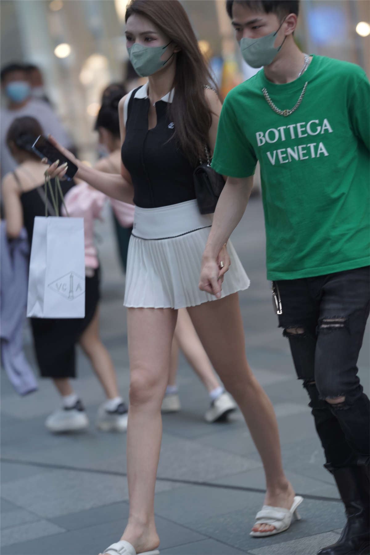 超短裙美腿