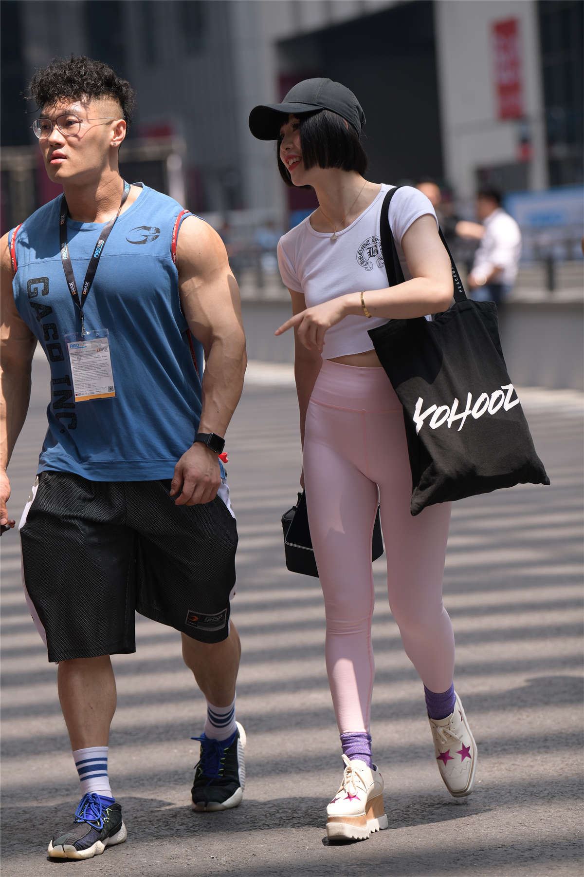 运动装美好身材