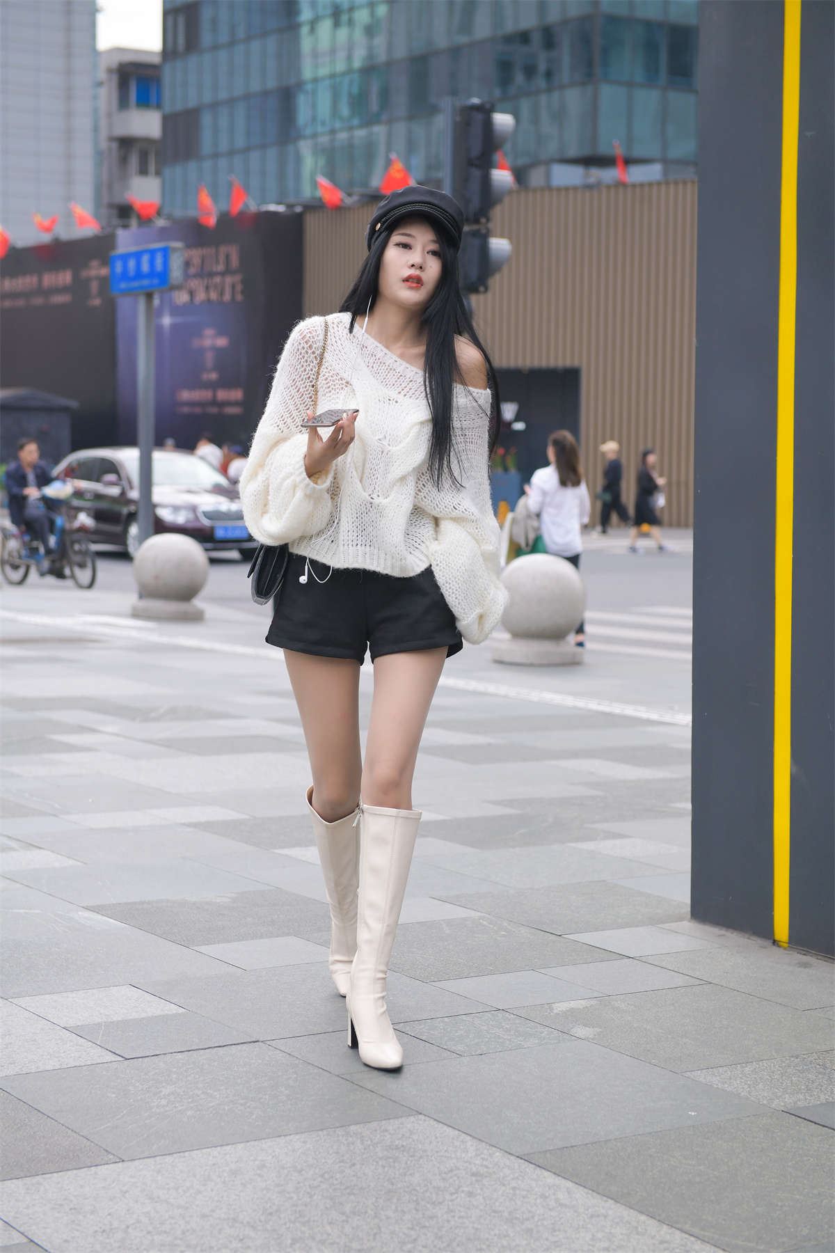 肉丝大长腿美女