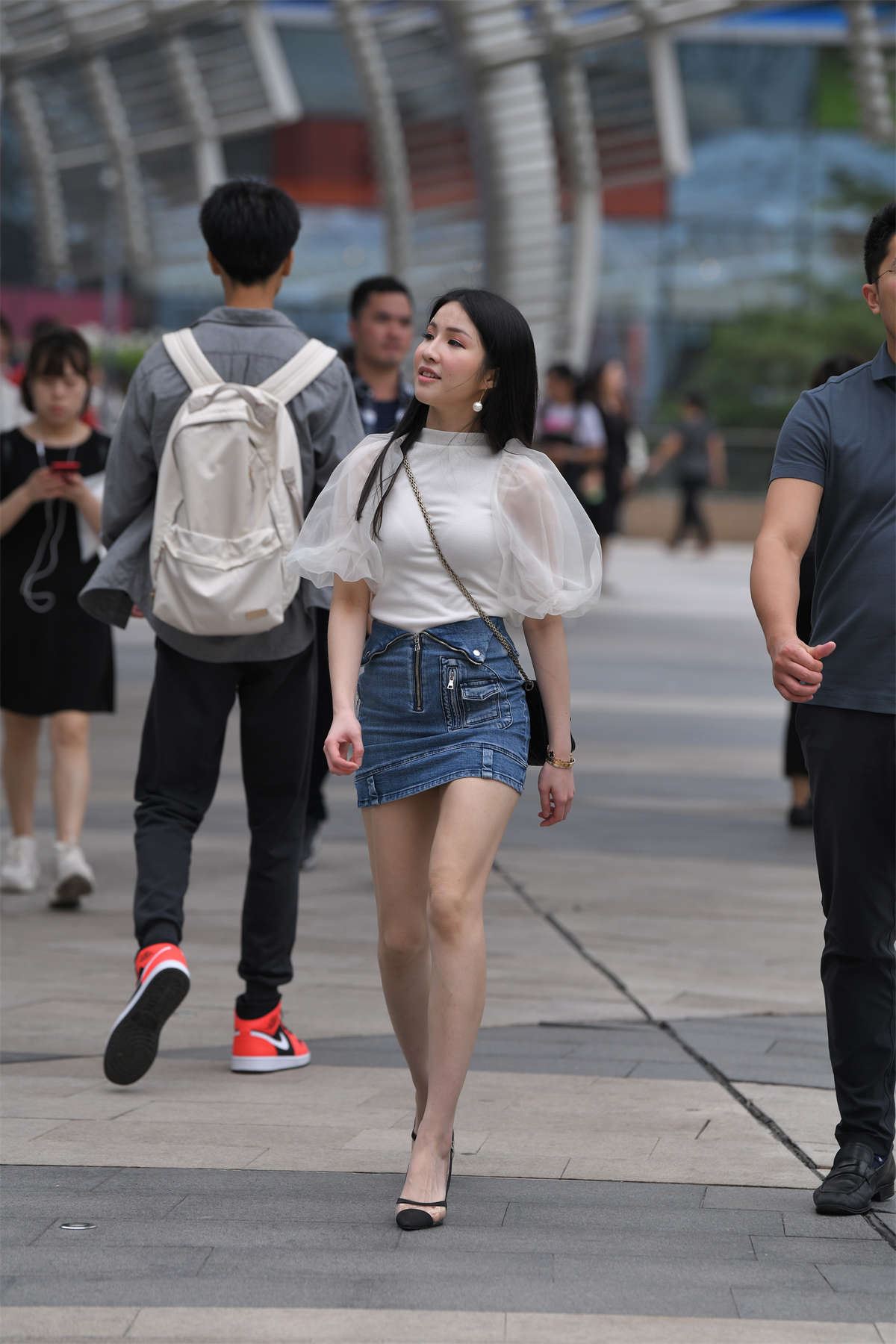 清秀靓丽牛仔裙