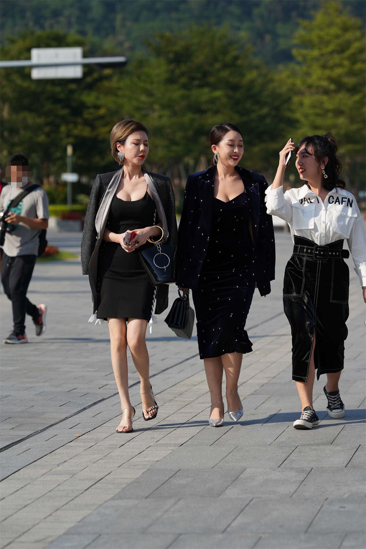 影行者街拍作品 - 霸气短发凉高御姐