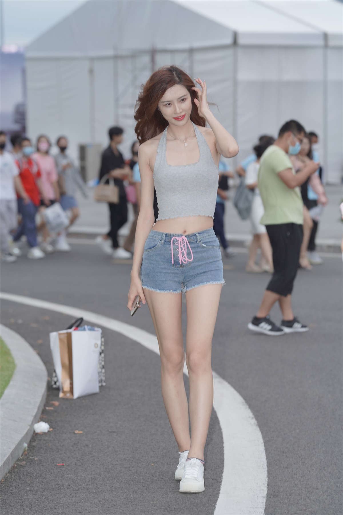 美丽牛仔短裤