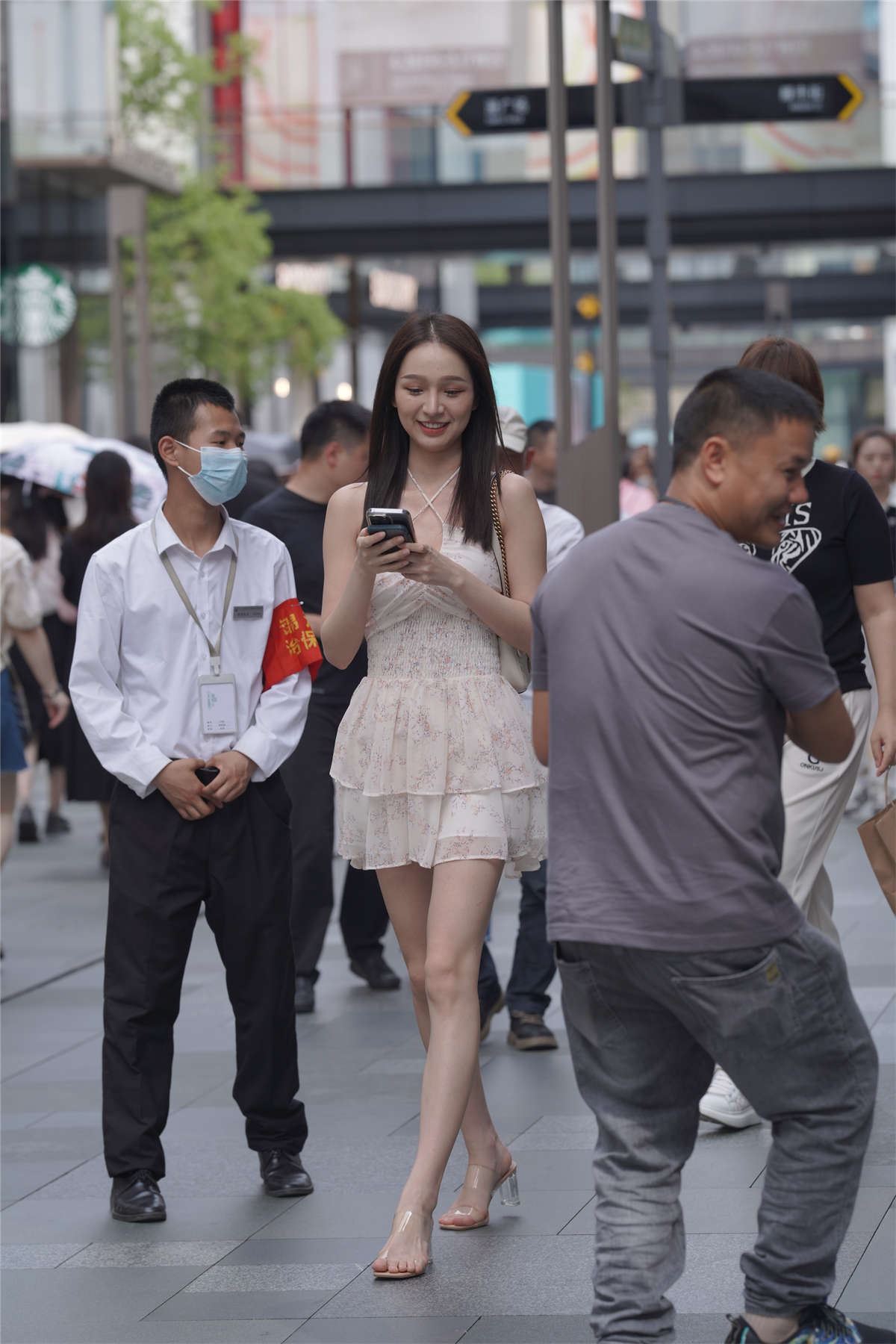 清甜可爱碎花纱裙