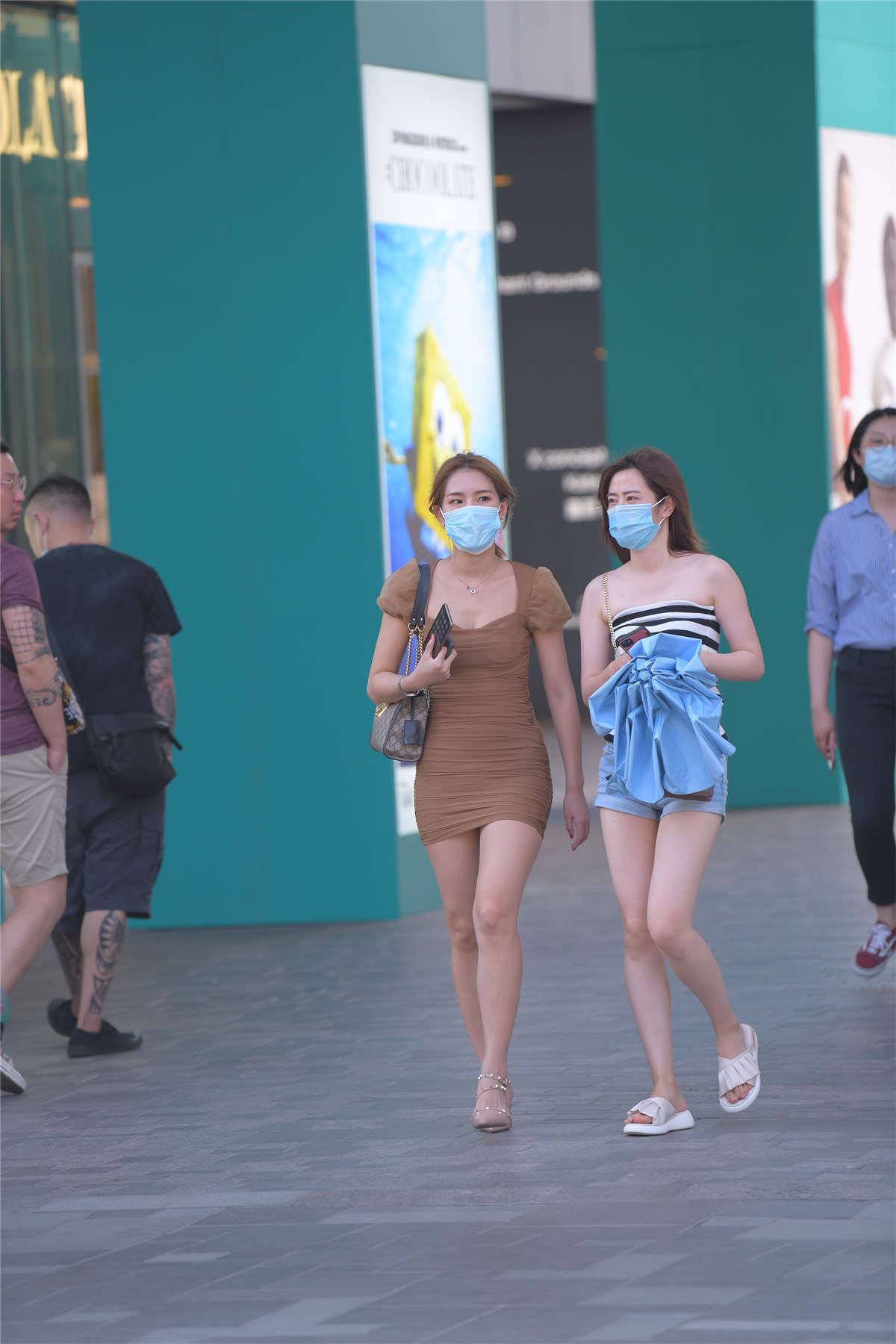 清新美丽褶皱裙