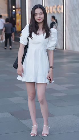 （视频+套图）漂亮的白裙小姐姐(93P)