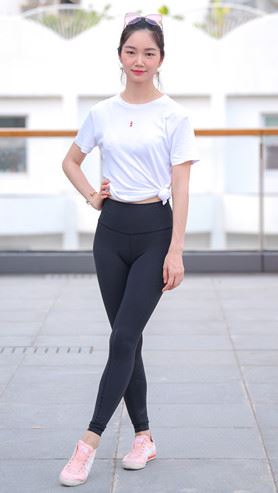 （套图）黑色瑜伽裤(223P)