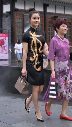 黑色旗袍小姐姐(73P)