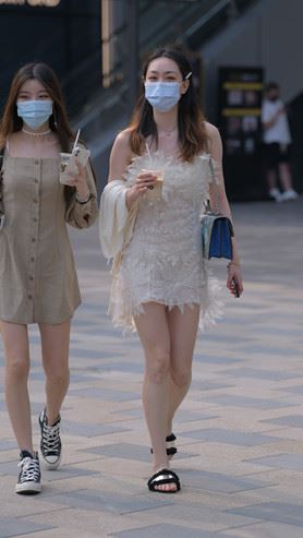 漂亮的白裙妹子(286P)