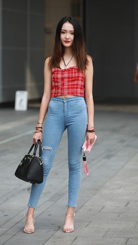 牛仔裤小姐姐(91P)