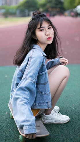 滑板美腿小姐姐(50P)