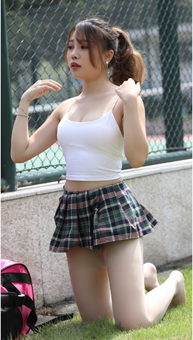 性感肉丝短裙小姐姐【套图+视频】