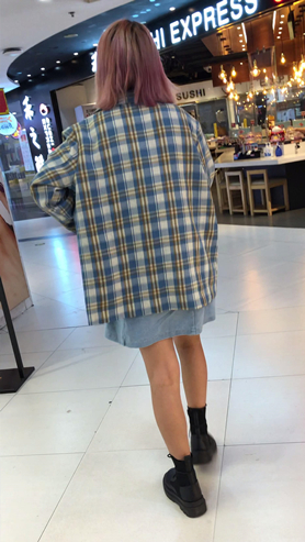 蓝裙小妹