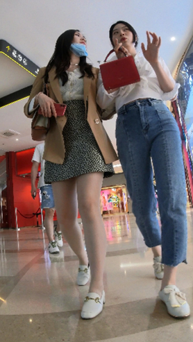 两组美女