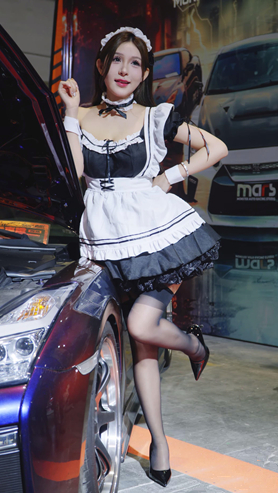 女仆车模