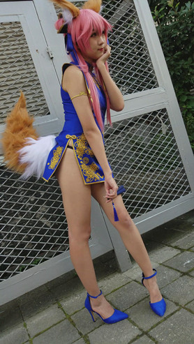 性感的小狐狸coplay妹子